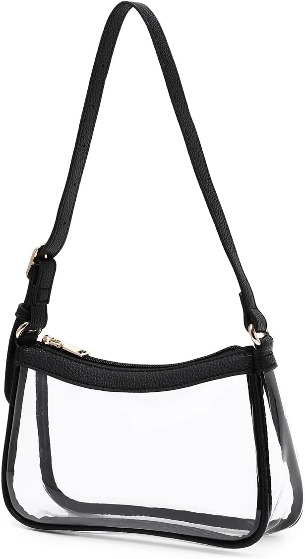 Fashion Clear Purse Handbag for Concert and Working Stadium Approved PVC Clear Bags