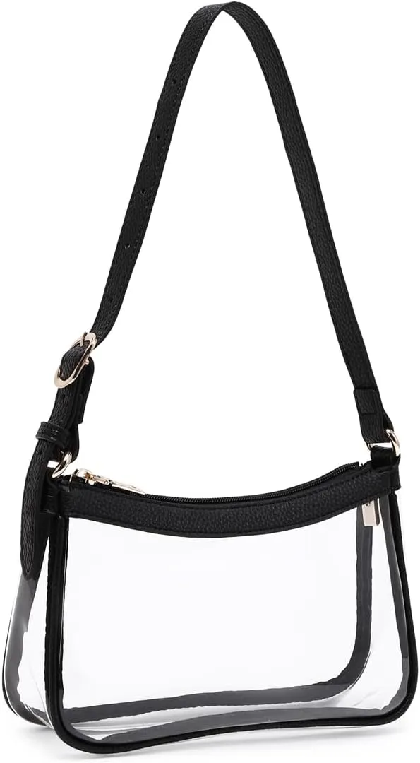 Fashion Clear Purse Handbag for Concert and Working Stadium Approved PVC Clear Bags