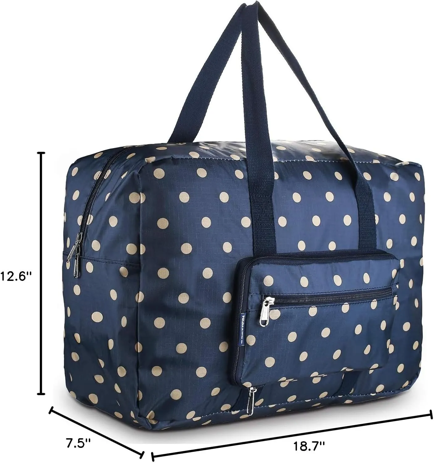 F.FETIVIN Weekender Bag Carry On Travel Duffle Medium Overnight Bag for Women(Dream Blue)