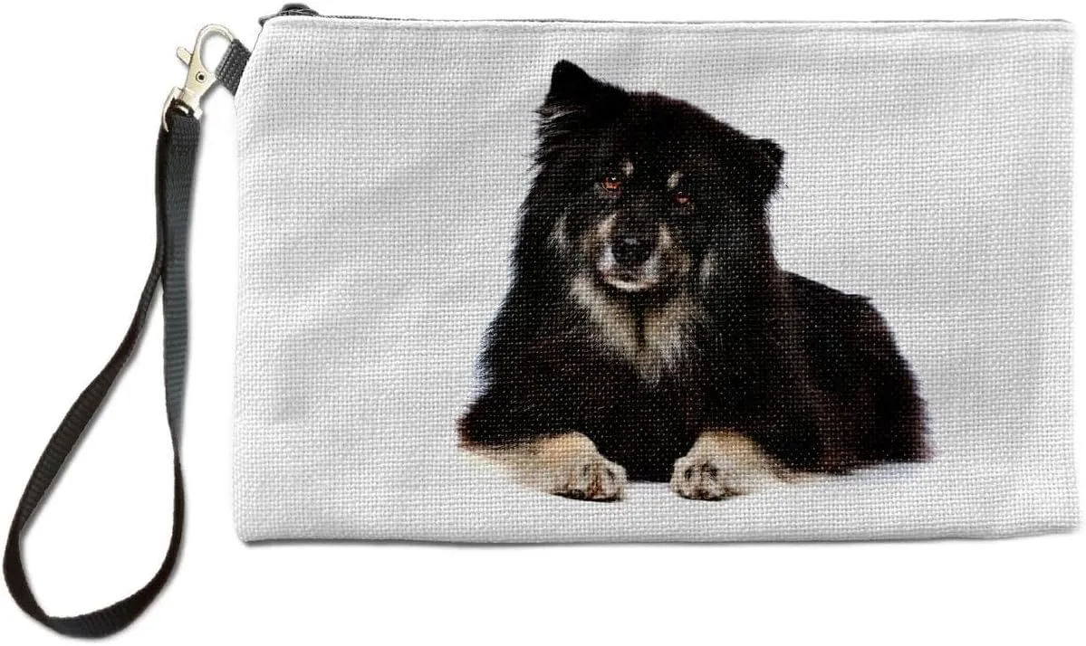 Finnish Lapphund Makeup Bag, Finnish Lapphund Lover's Cosmetic Bag, Finnish Lapphund Design Makeup Bag, Finnish Lapphund Gift, Birthday Christmas Basket Gift Idea