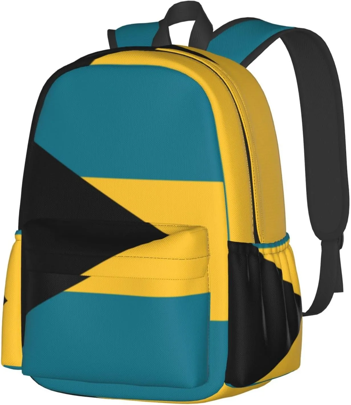 Flag of Bahamas Backpack Large Capacity Backpack Lightweight Double Shoulder Bag For Women Men Travel