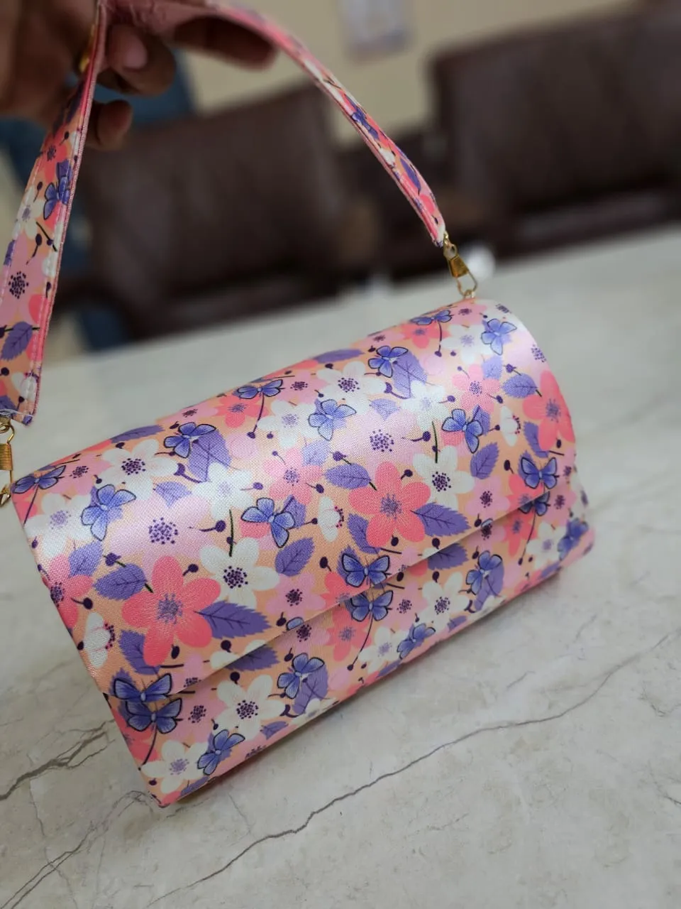Floral Flap Bag
