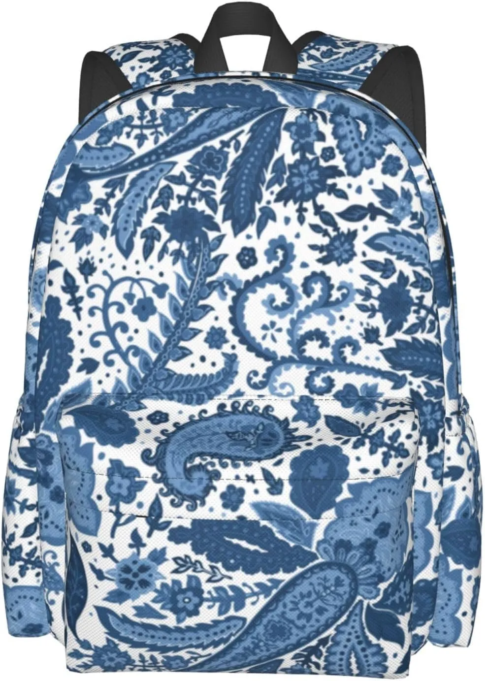 flowers Backpack Casual Laptop Backpack Large Capacity Double Shoulder Bag Travel Daypack For Women Men