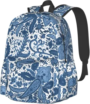 flowers Backpack Casual Laptop Backpack Large Capacity Double Shoulder Bag Travel Daypack For Women Men