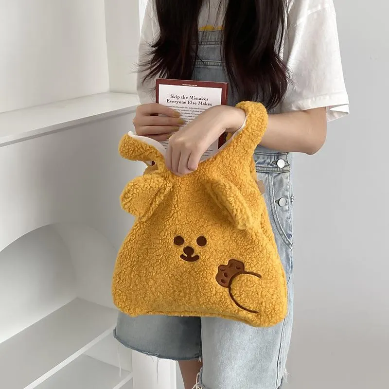 Fluffy Bear Hand Bag