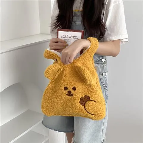 Fluffy Bear Hand Bag