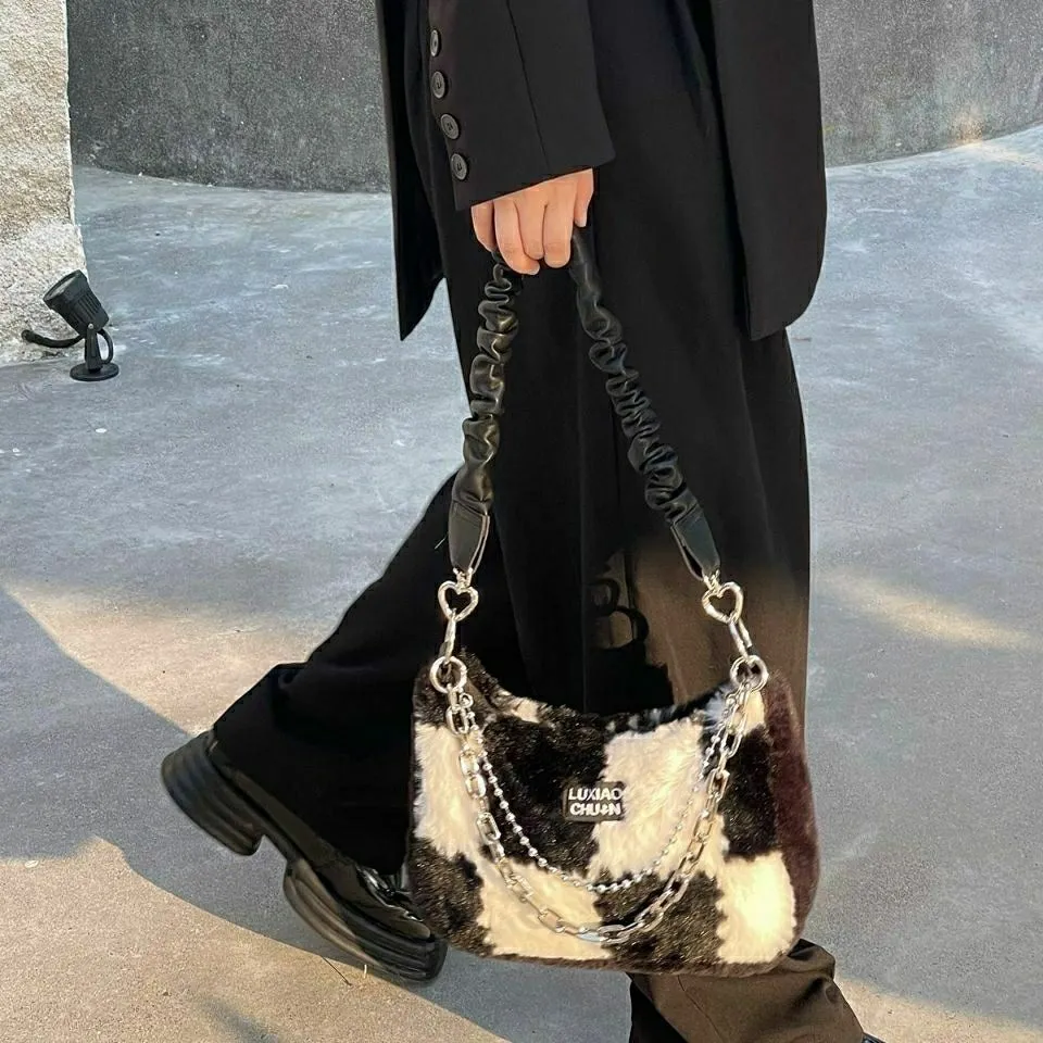 Fluffy Shoulder Bag