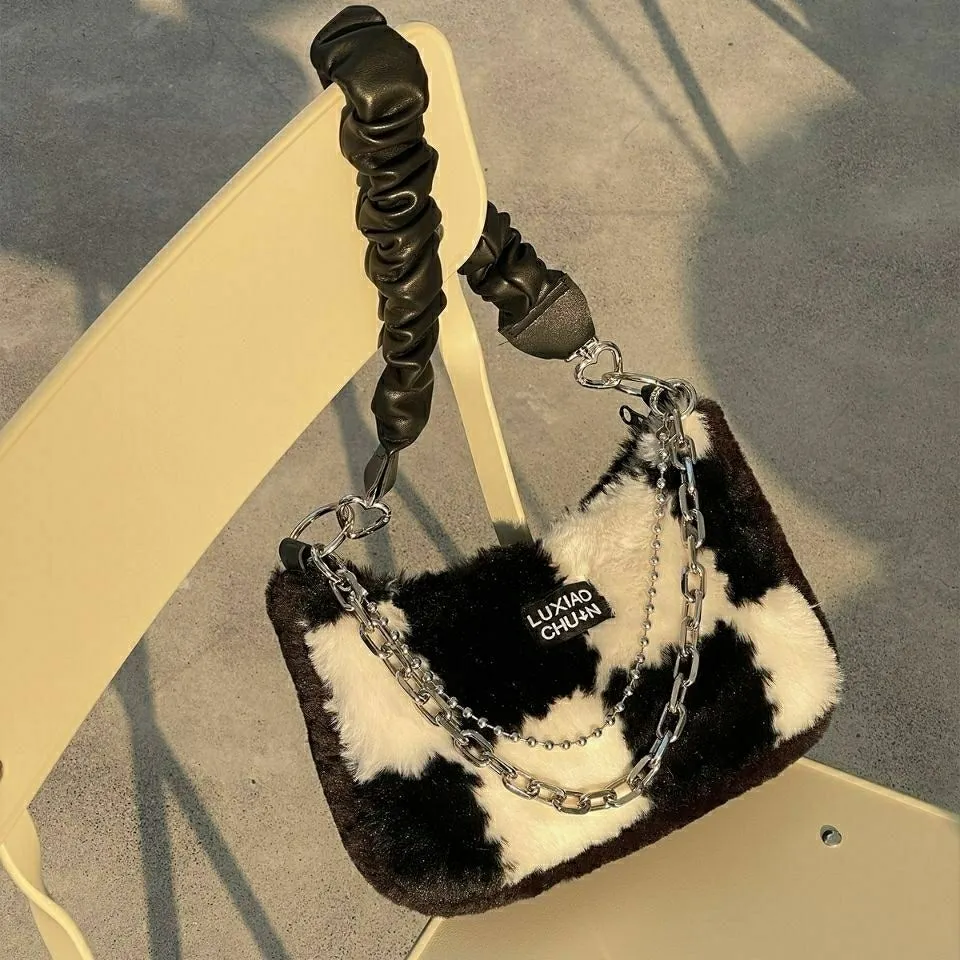 Fluffy Shoulder Bag