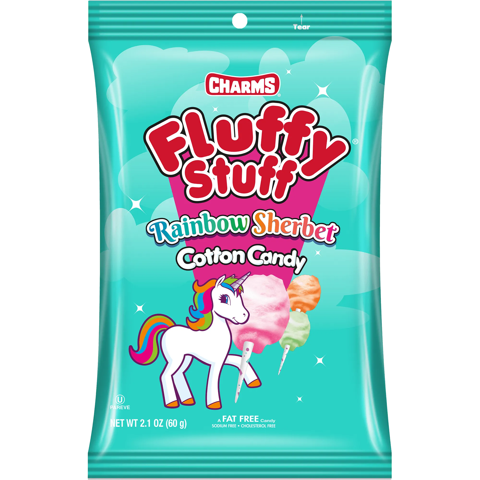 Fluffy Stuff Rainbow Sherbet (2.1 oz. Bag)