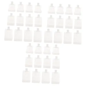 FRCOLOR 3sets Travel Lotion Suction Mouth Bag Fillable Toiletry Bag for Emulsion Sub Compact Easy to Clean 12pcs*3
