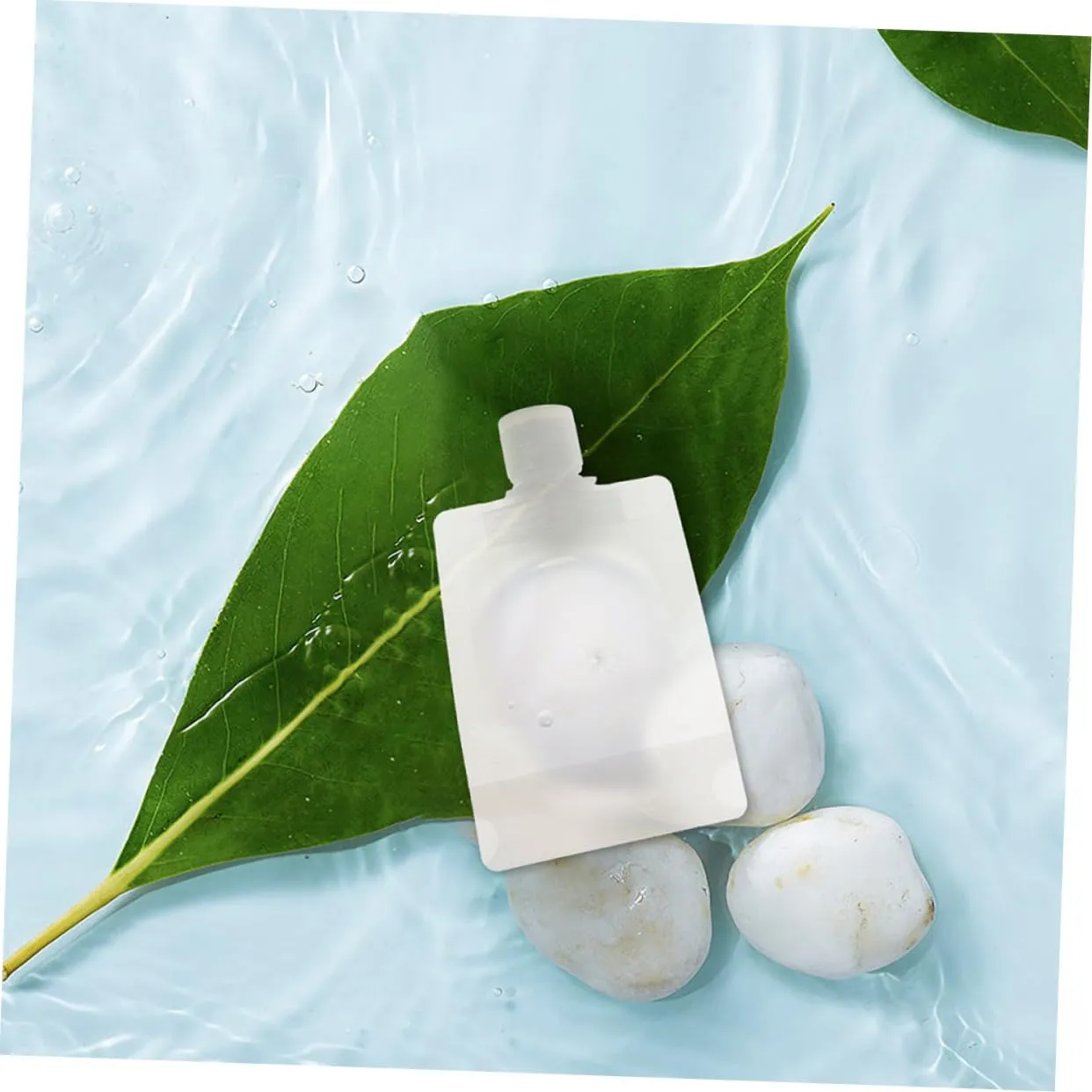 FRCOLOR 3sets Travel Lotion Suction Mouth Bag Fillable Toiletry Bag for Emulsion Sub Compact Easy to Clean 12pcs*3