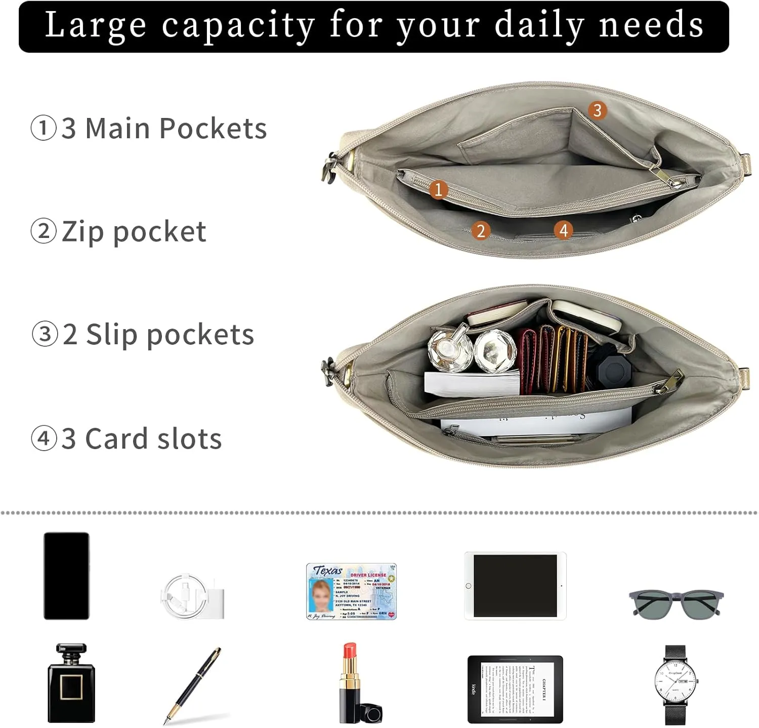FUKUYIN Purses for Women Large Hobo Handbags Designer Top Handle Satchel Shoulder Purse Soft Faxu Leather Trendy