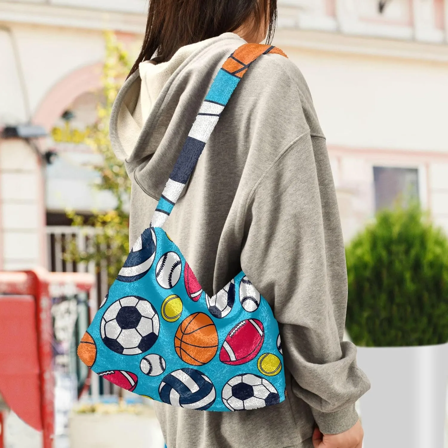 GAIGEO Contemporary Lemon Slice Mint Woman Shoulder Bag, Bags for Women Handbag, Autumn Handbags