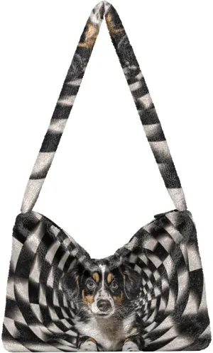 GAIGEO Retro Yellow Abstract Moon Cat Lady Shoulder Bag, Crossbody Bookbag for Women, Womens Outdoor Bag