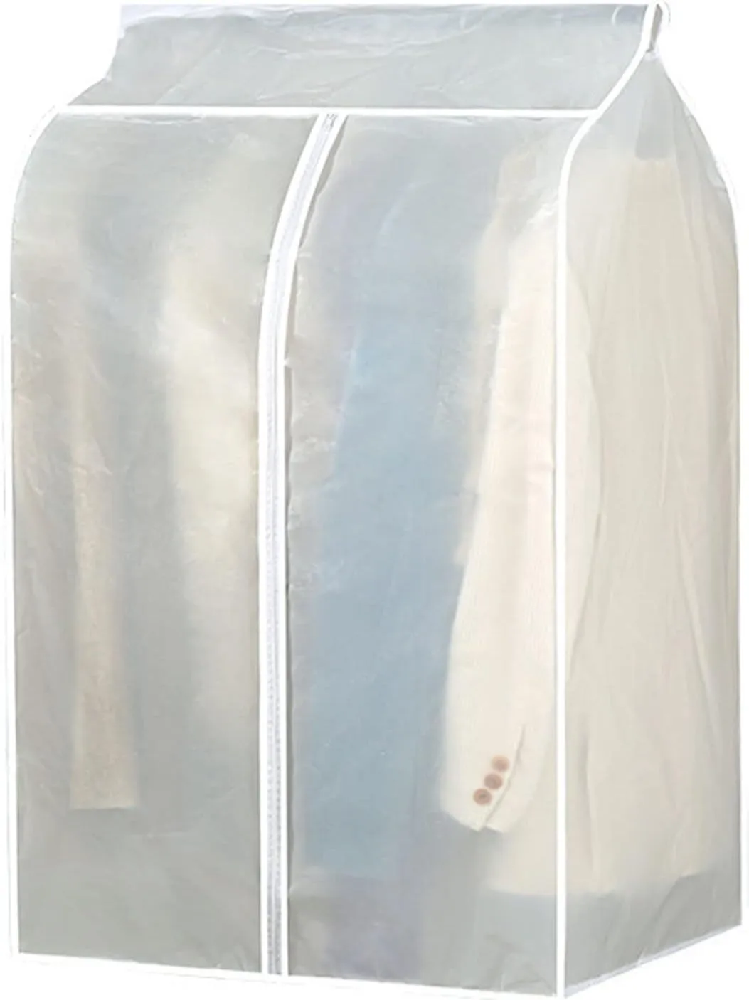 Garment Bags for Travel, Air Tight Garment Bags for Hanging Clothes Storage Large Zippered Hanging Clothes Storage Bags for Closets