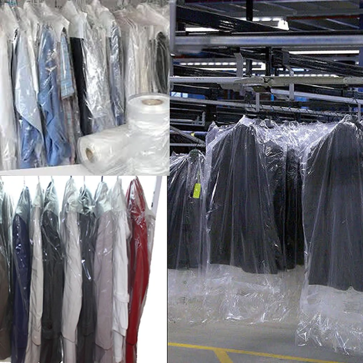 Garment Clear Bags .65 Mil DRY CLEAN LAUNDRY BAGS 32",38",40",44",54",60",72" AVAIL (54"x21"X7")