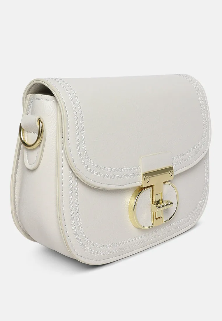 Geometric Strap Shoulder Bag By Ruw