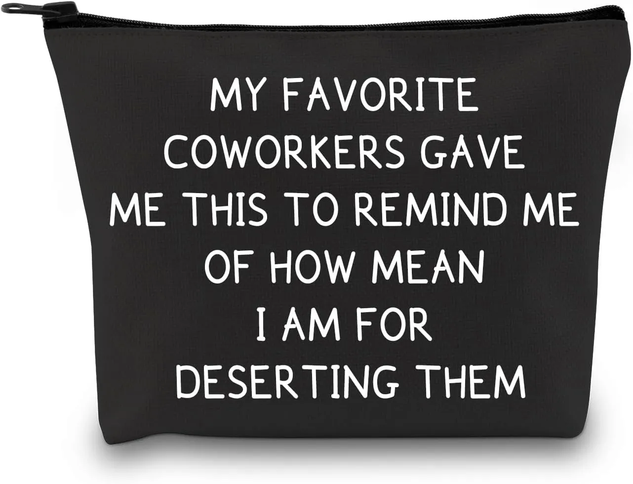 GJTIM Coworker Moving Away Gift Work Friend Leaving Farewell Gift Work Bestie Makeup Bag