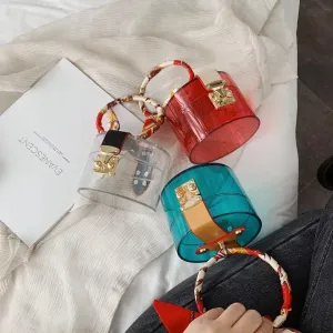Gloria Round Transparent Bag