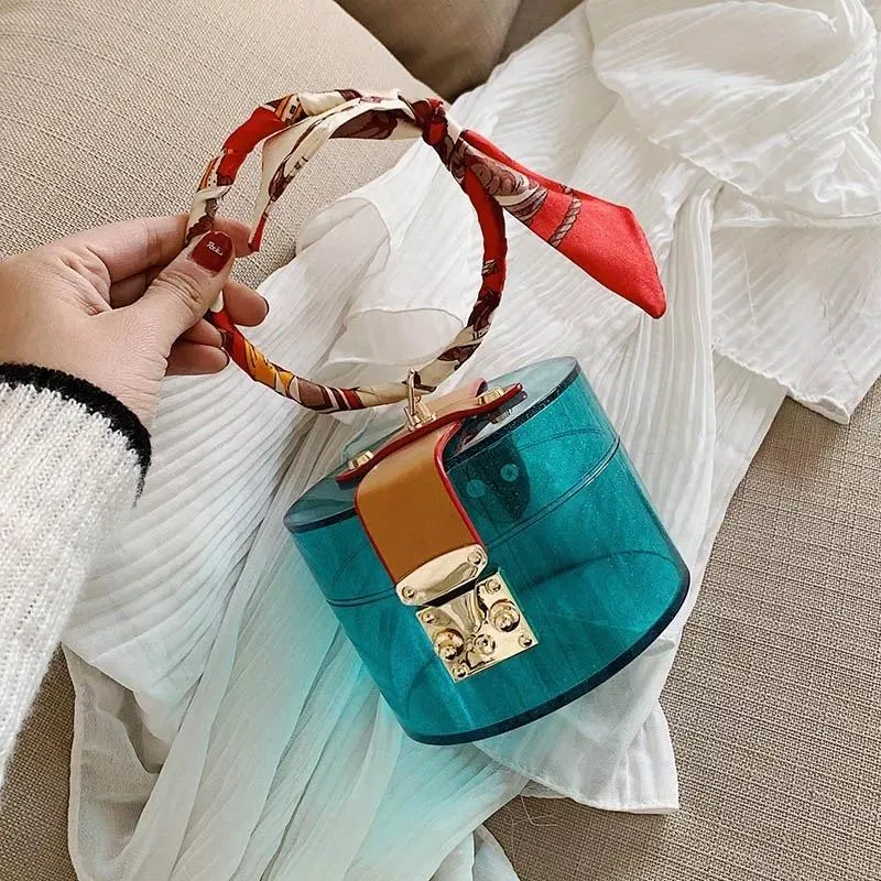 Gloria Round Transparent Bag