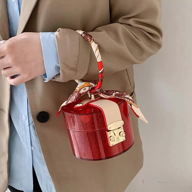 Gloria Round Transparent Bag