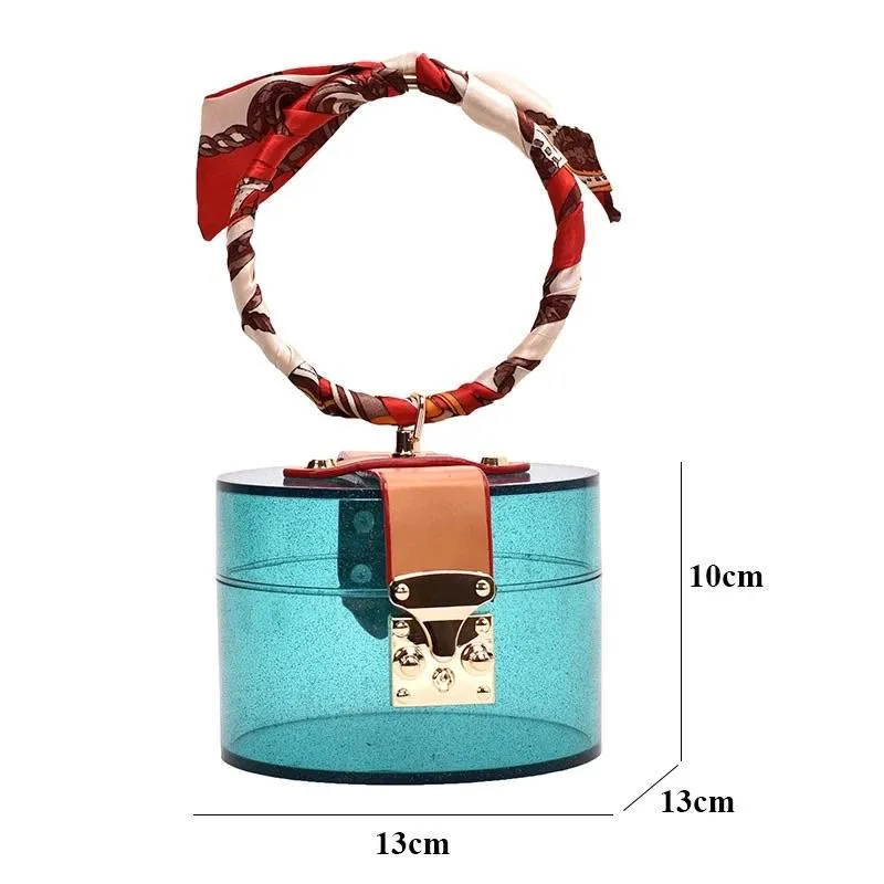 Gloria Round Transparent Bag