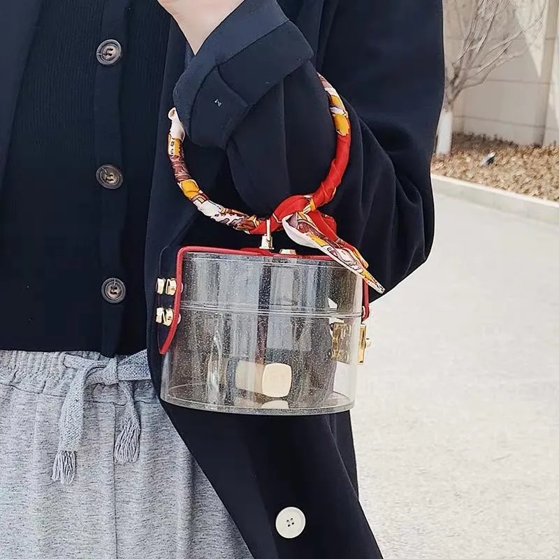 Gloria Round Transparent Bag