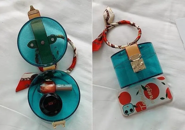 Gloria Round Transparent Bag