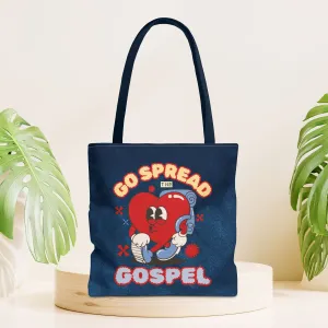 Go Spread The Gospel Christian Tote Bag - 16"