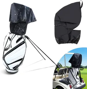 Golf Bag Rain Hood Waterproof Golf Bag Rain Cover for Golf Club Bags Fit Almost All Golfbags or Carry Cart