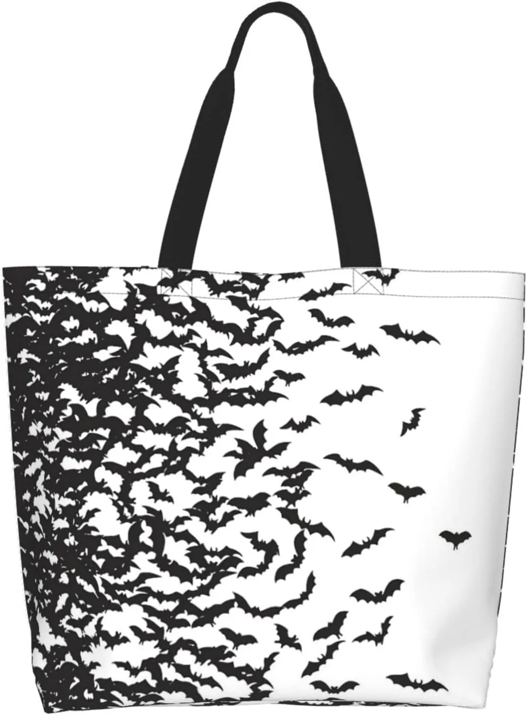 Goth Gothic Tote for Women - Sun and Moon Beach Bag, Large Capacity Grocery Reusable Shopping Bag