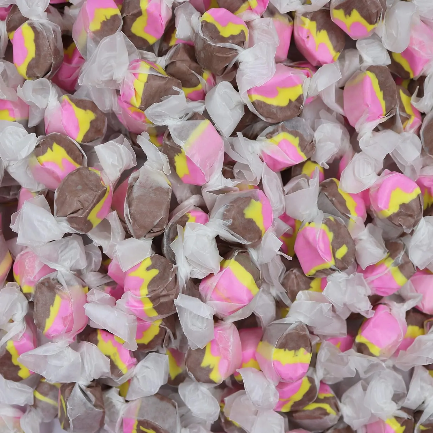 Gourmet Soft and chewy Salt Water Taffy Candies - Individually Wrapped - Bulk bags (Banana Split, 5 Pound (Pack of 1))