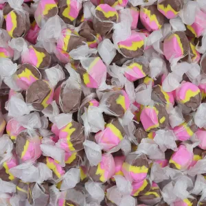 Gourmet Soft and chewy Salt Water Taffy Candies - Individually Wrapped - Bulk bags (Banana Split, 5 Pound (Pack of 1))