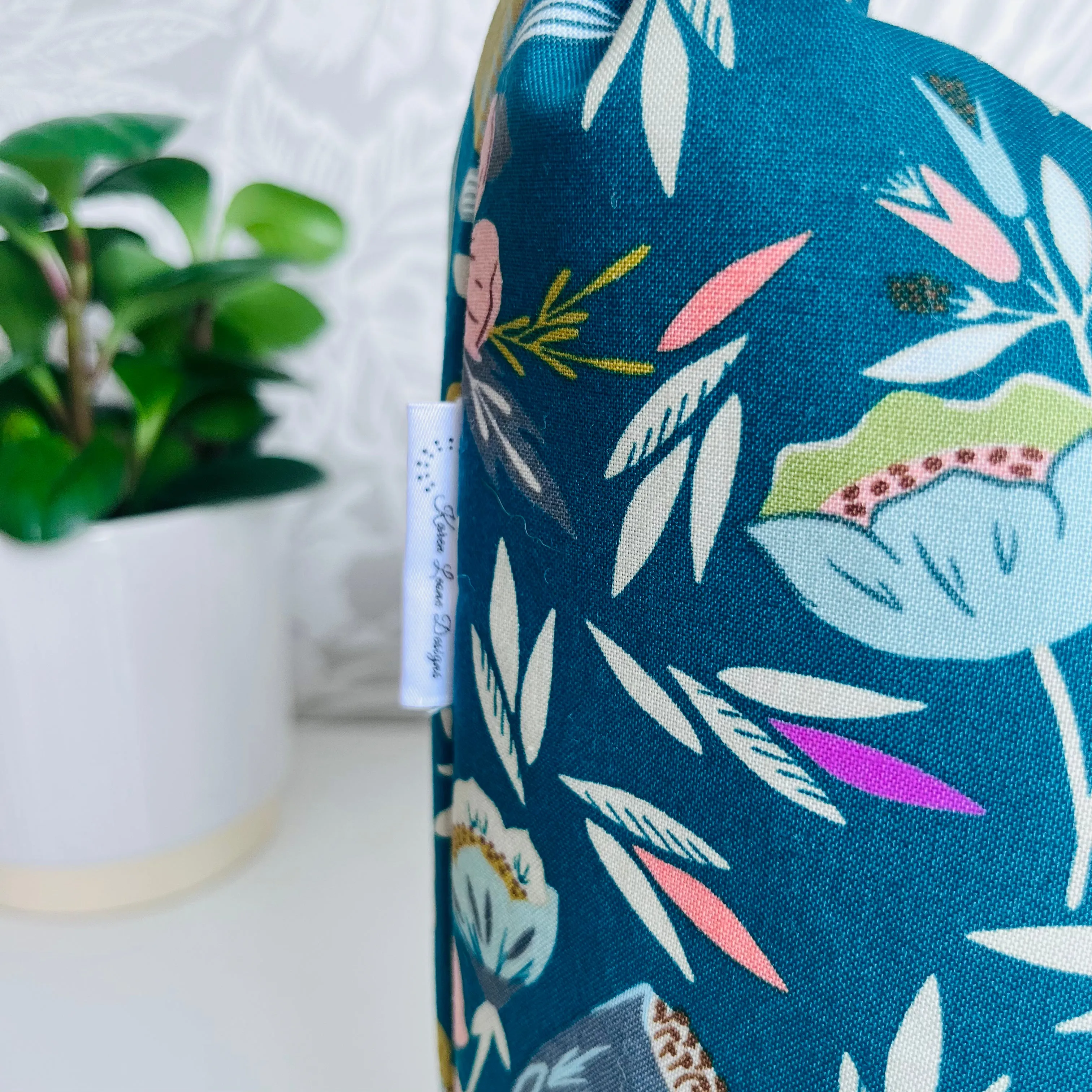Green Floral Lunch Bag