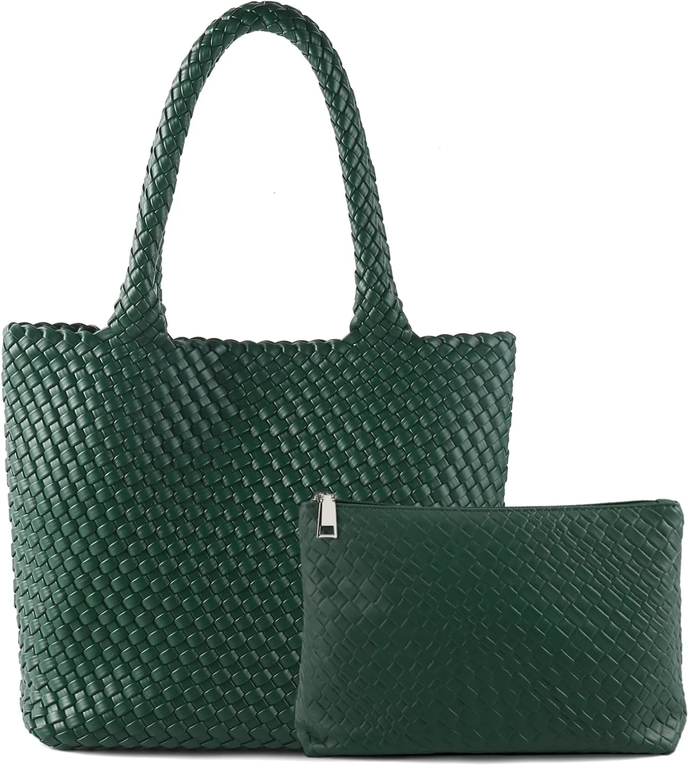 Hand Woven Bag Tote BagS For Women Top Handle Shoulder Vegan Leather Large Travel Beach Hobo Handbag