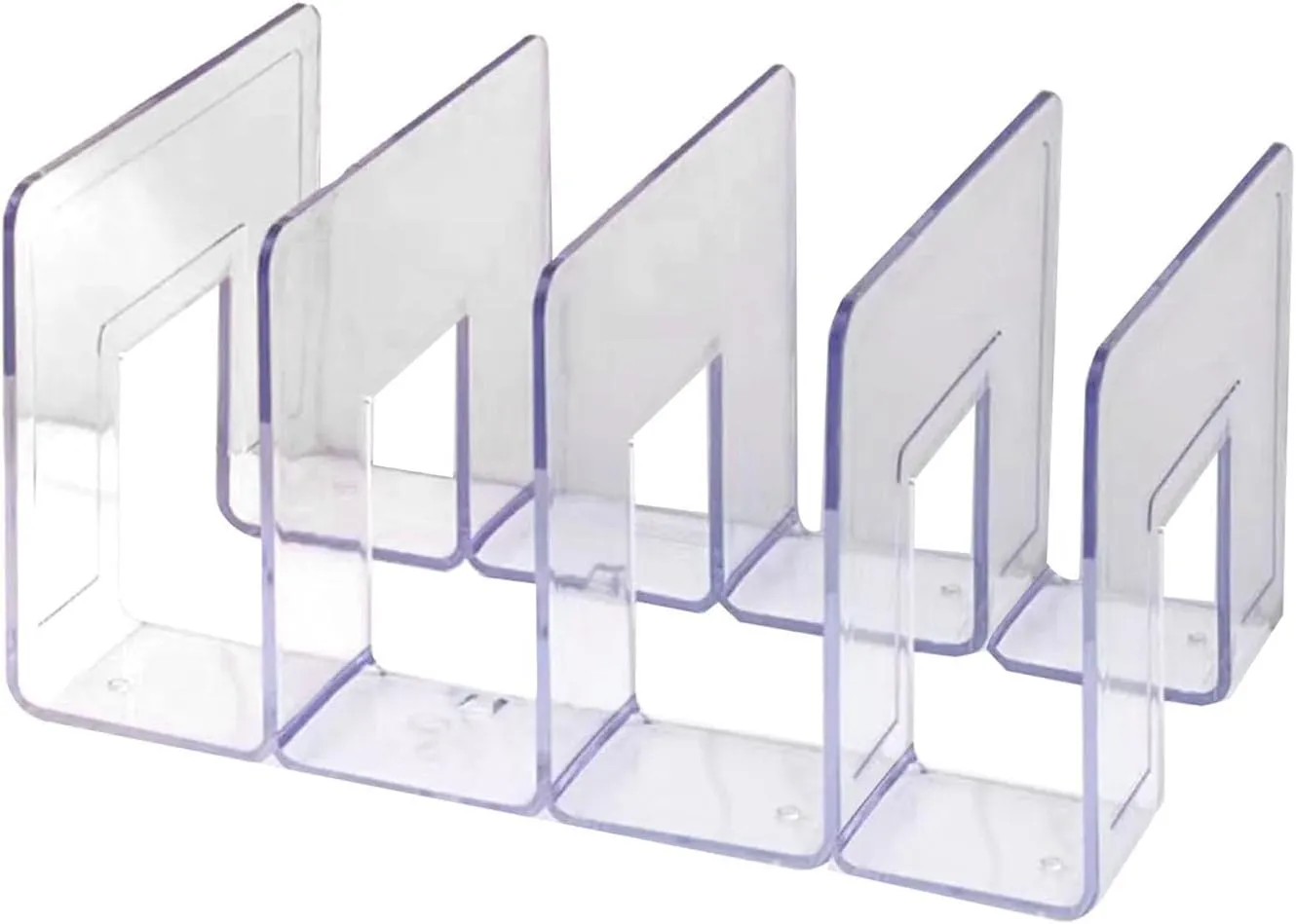 Handbag Organizer, Household Transparent Bag Storage Rack Bed Room PC Mini Purse Shelf for Closet Organization Handbag Separators Closet Purse Organizers (4 Section)