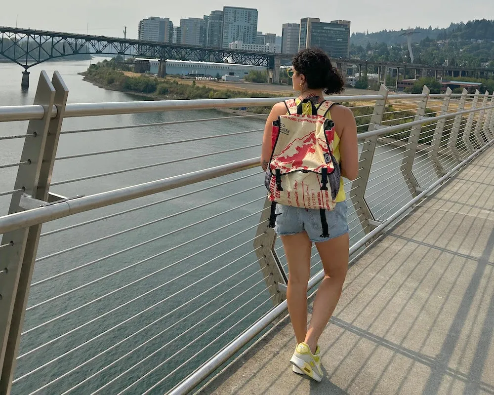 Handcrafted Backpack Contemporary Cascade