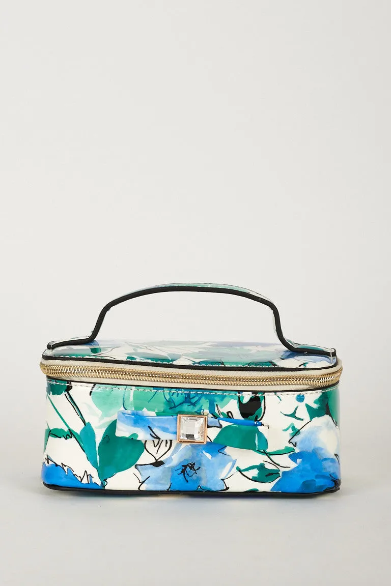 High-Class Floral Cosmetics Bag For Ladies
