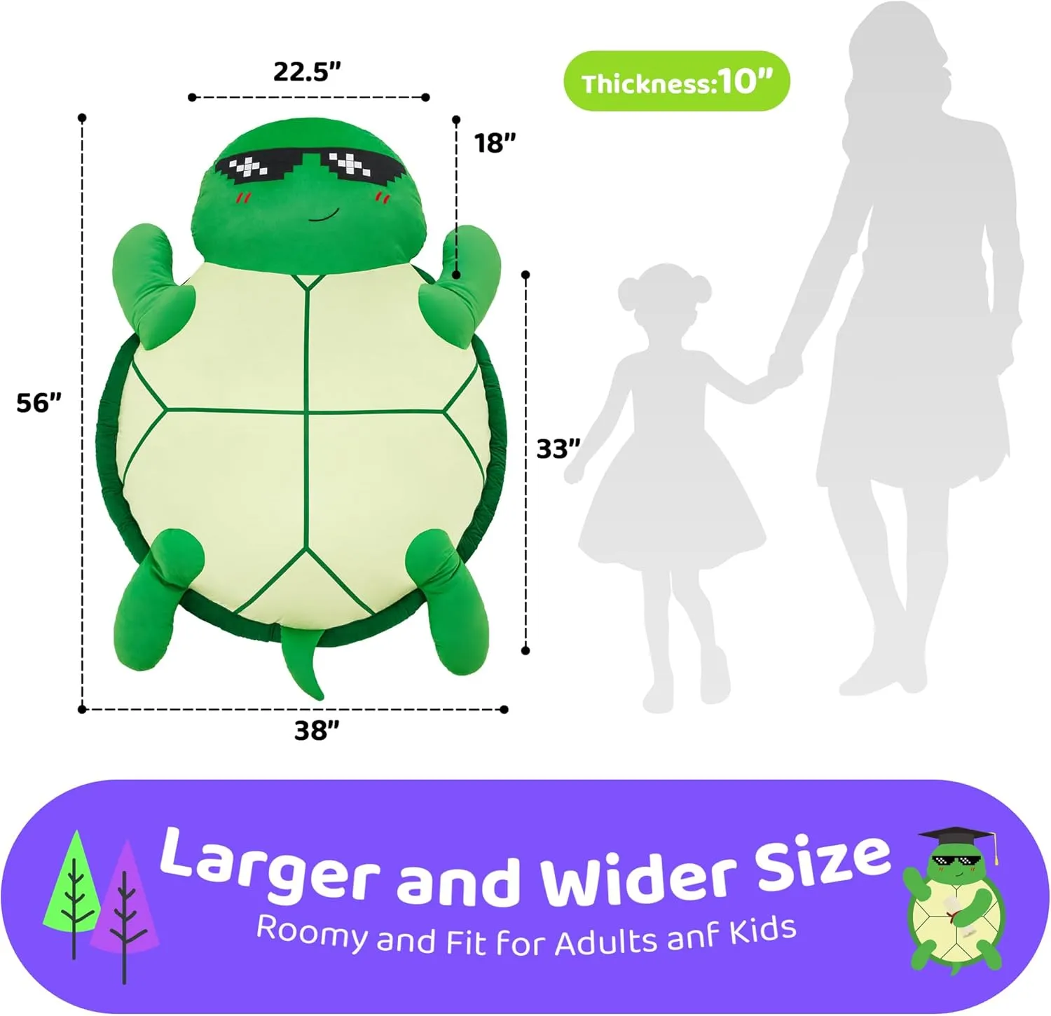Hobestluk Bean Bag Chair Bean Bag Floor Cushion Animal Series Bean Bag Chairs for Kids BeanBag Floor Lounger for Living Room, Playroom, Bedroom (Medium)