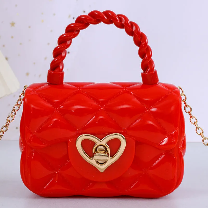 Hot Transparent Jelly Portable Mini Love Bags
