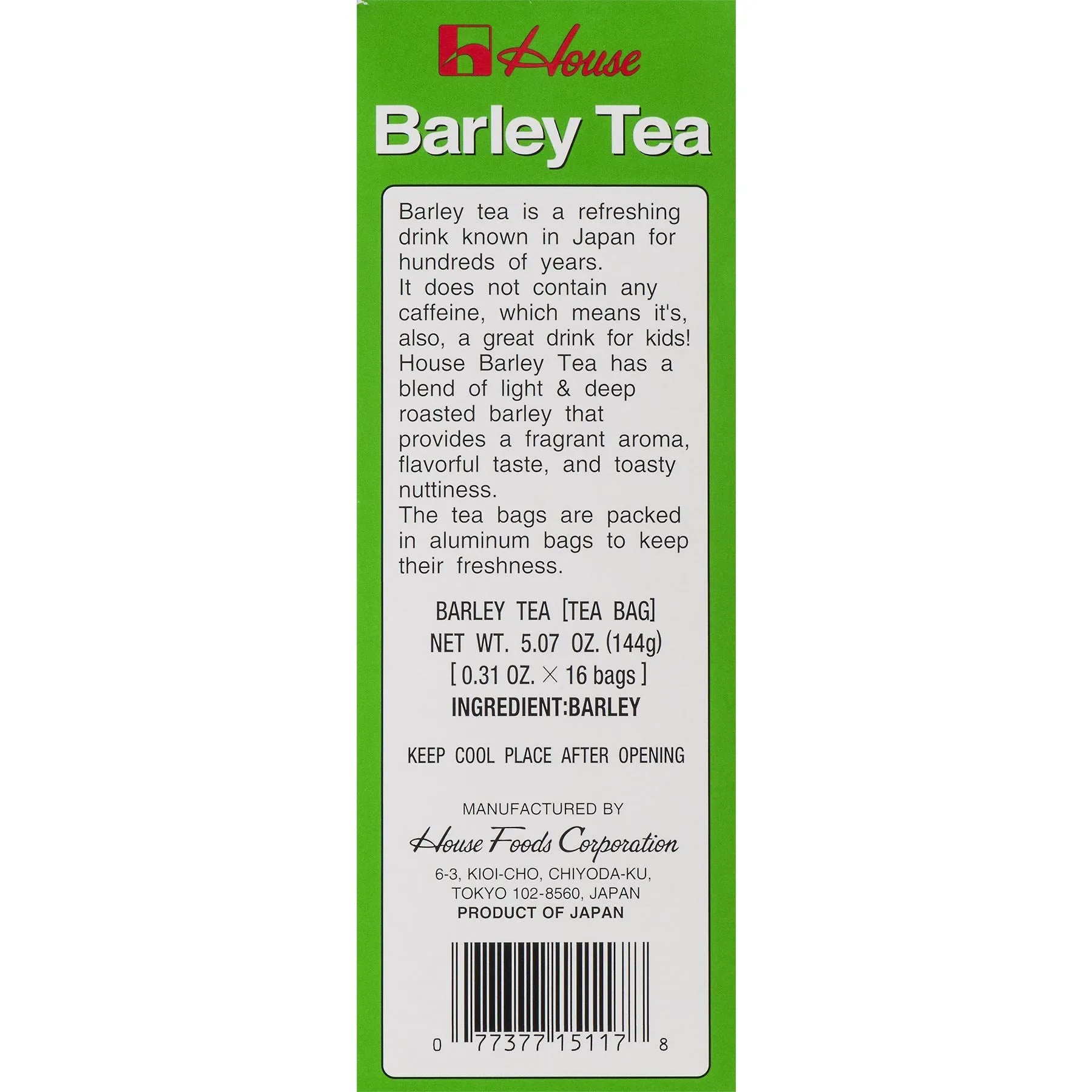 House Barley Tea