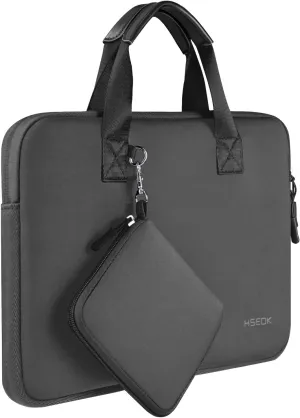 Hseok Laptop Sleeve 13.3-14 inch Case with Small Pouch, Neoprene Computer Bag Compatible with MacBook Pro 14" M4/M3/M2/M1 2025-2021, Mac Air/Pro 13.3" and Most 13-14 inch Notebooks,D02G01