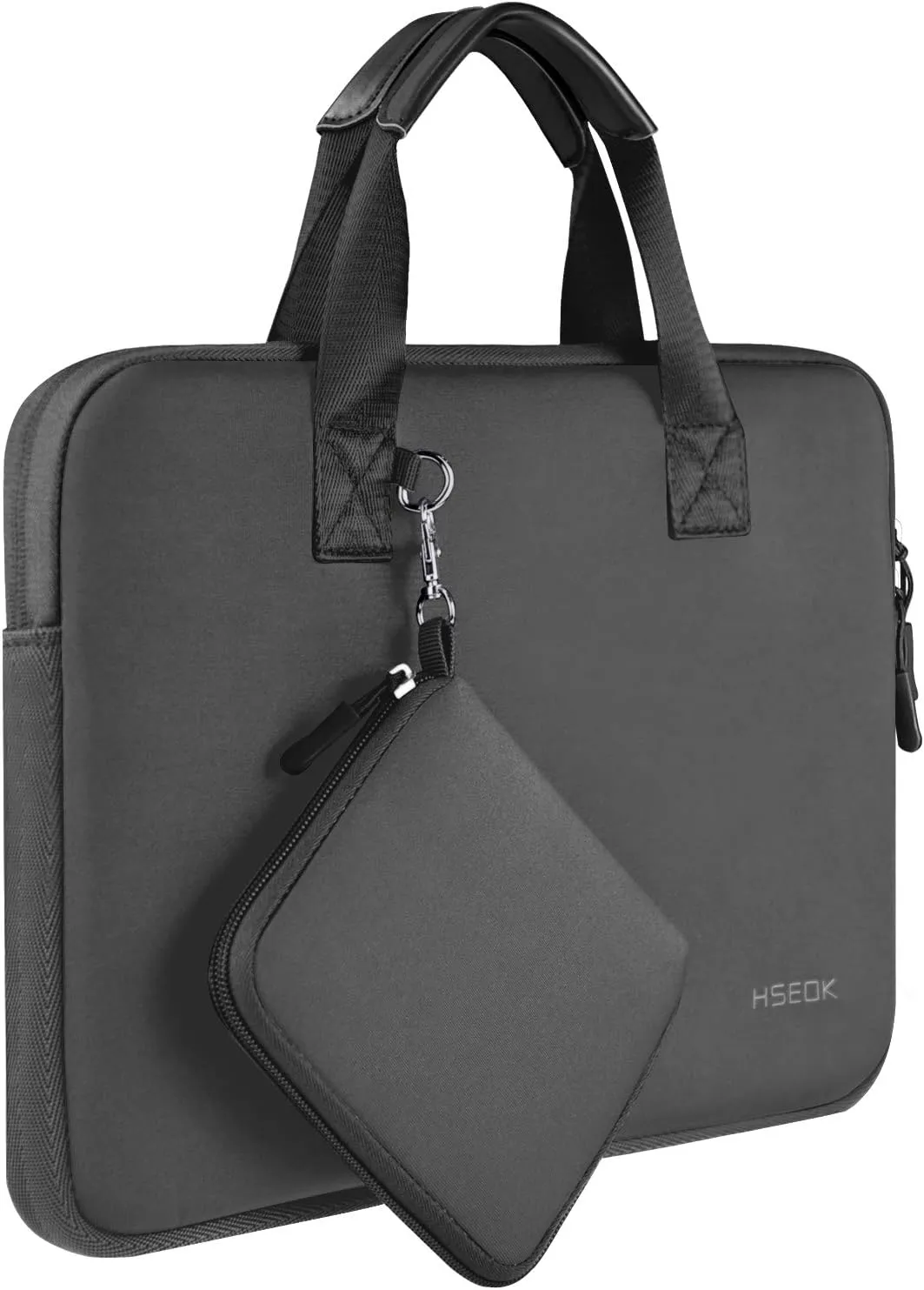 Hseok Laptop Sleeve 13.3-14 inch Case with Small Pouch, Neoprene Computer Bag Compatible with MacBook Pro 14" M4/M3/M2/M1 2025-2021, Mac Air/Pro 13.3" and Most 13-14 inch Notebooks,D02G01