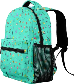 HUGLAZY Insect Backpack for Boys Girls Cute Ladybug Bee Daypack Lightweight Butterfly School Backpack for Travel Daily