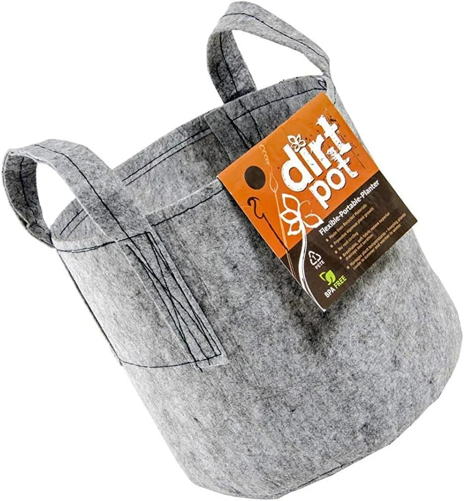 Hydrofarm Dirt Pot HGDB65 Dirt Bag Reusable Planting Pot, 65 Gallon
