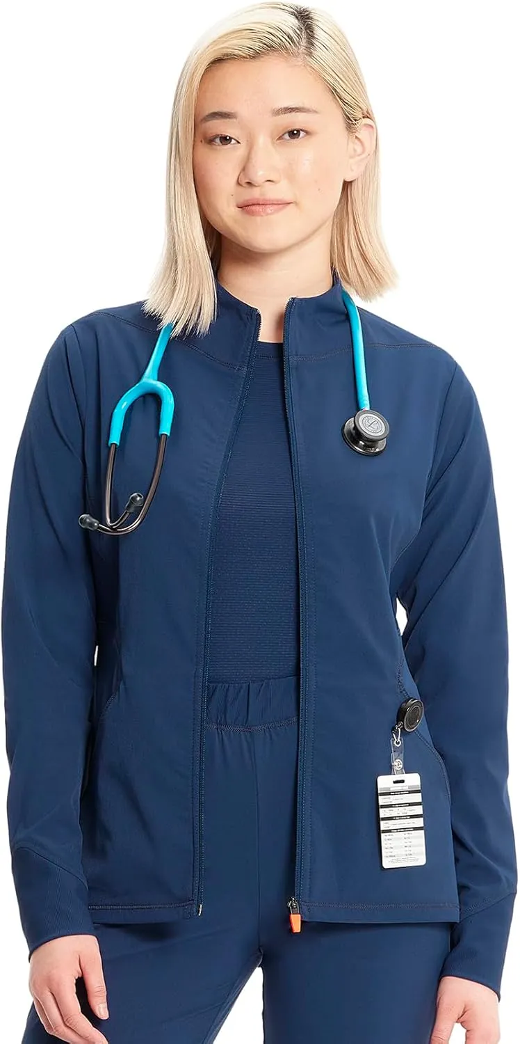 Infinity Cherokee GNR8 Women Scrubs Jacket Zip Front IN320A