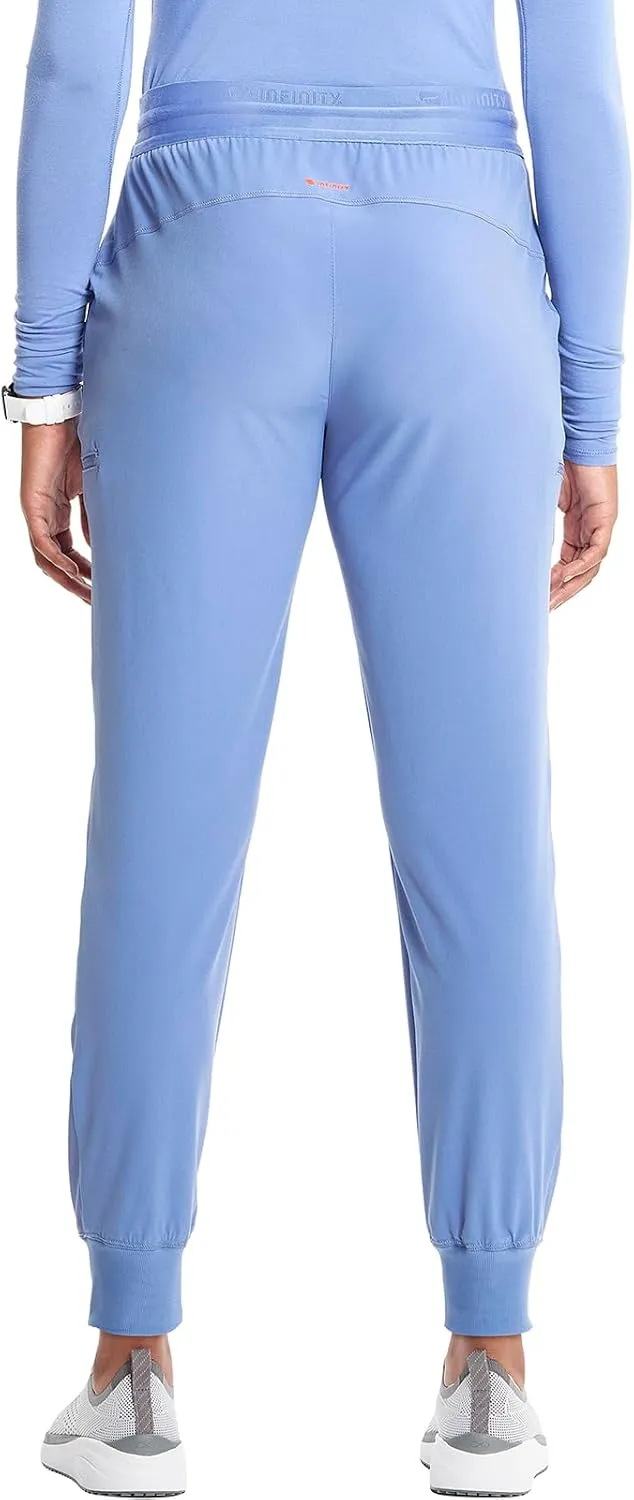 Infinity Cherokee Women's Scrub Pull-on Scrub Jogger Pants, Mid Rise Bottoms with 4 Pocket with Interior Drawstring IN122A