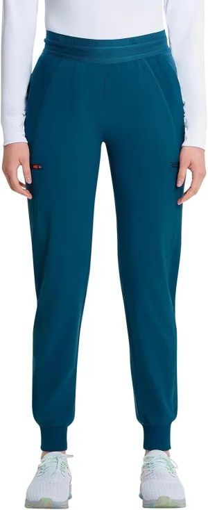 Infinity Cherokee Women's Scrub Pull-on Scrub Jogger Pants, Mid Rise Bottoms with 4 Pocket with Interior Drawstring IN122A
