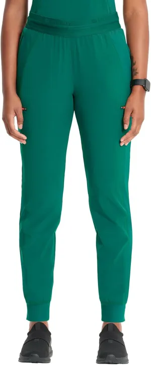 Infinity Cherokee Women's Scrub Pull-on Scrub Jogger Pants, Mid Rise Bottoms with 4 Pocket with Interior Drawstring IN122A