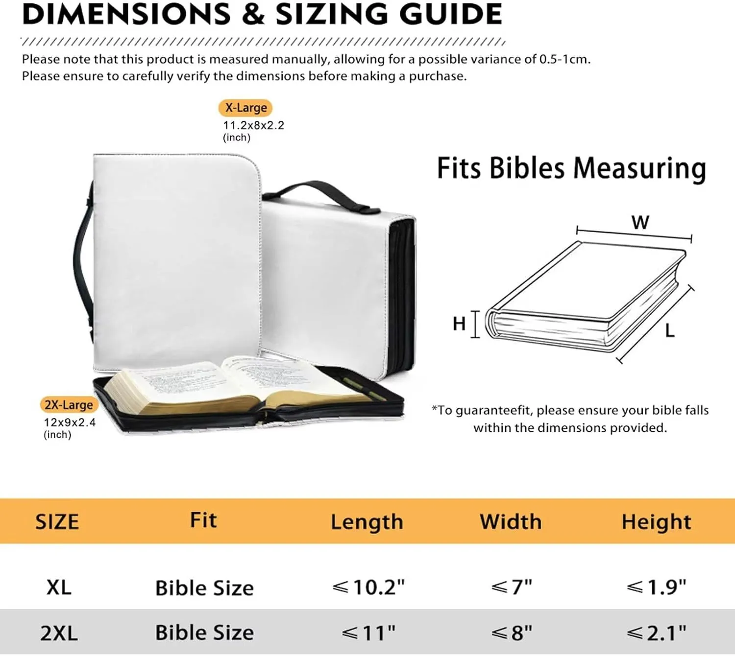 Inspirational Bible Quotes Bible Covers for Women Extra-Large Size Bible Case for Girls Portable Bible Bags for Women Organizer Bible Study Supplies